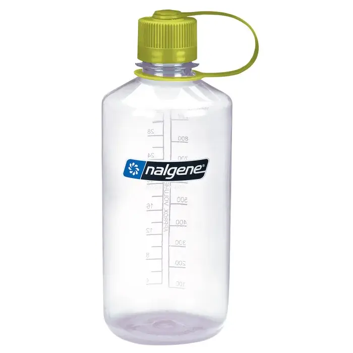 Nalgene Butelka Nalgene Narrow Mouth Clear / Green Clos 1000ml