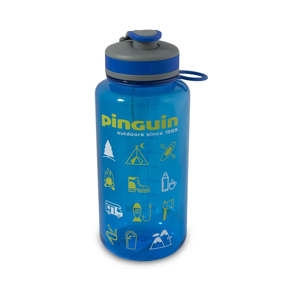 Pinguin Butelka Pinguin Tritan Fat Sport Bottle 1L blue