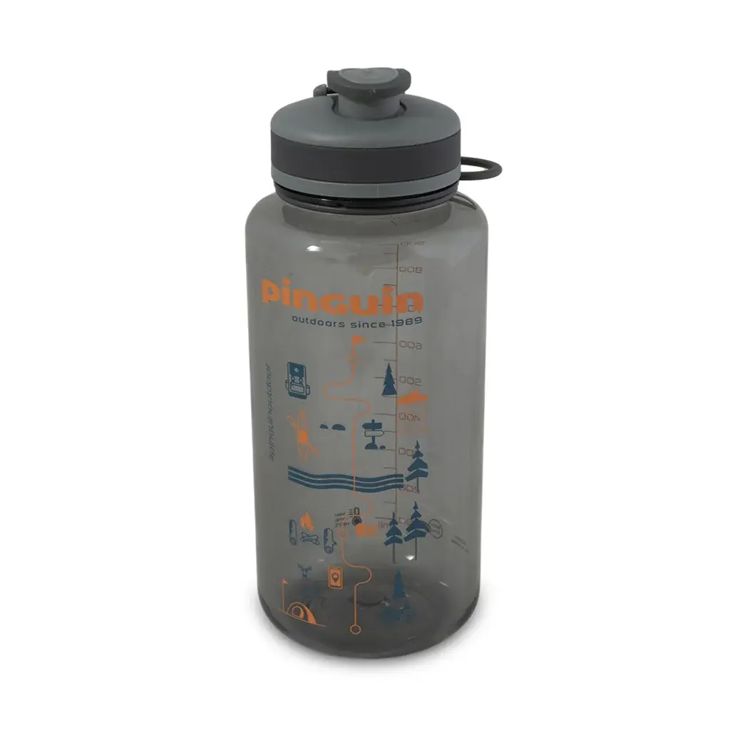 Pinguin Butelka Pinguin Tritan Fat Sport Bottle 1L grey