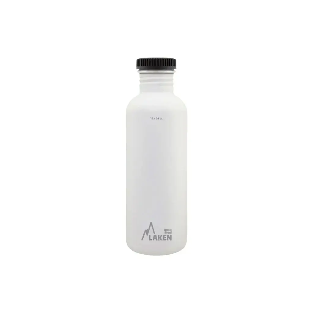 LAKEN Butelka LAKEN stal Plain 1000 ml biały