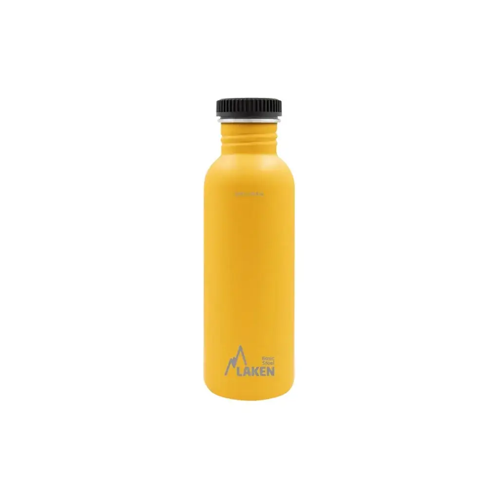 LAKEN Butelka LAKEN stal Plain 750 ml żółty