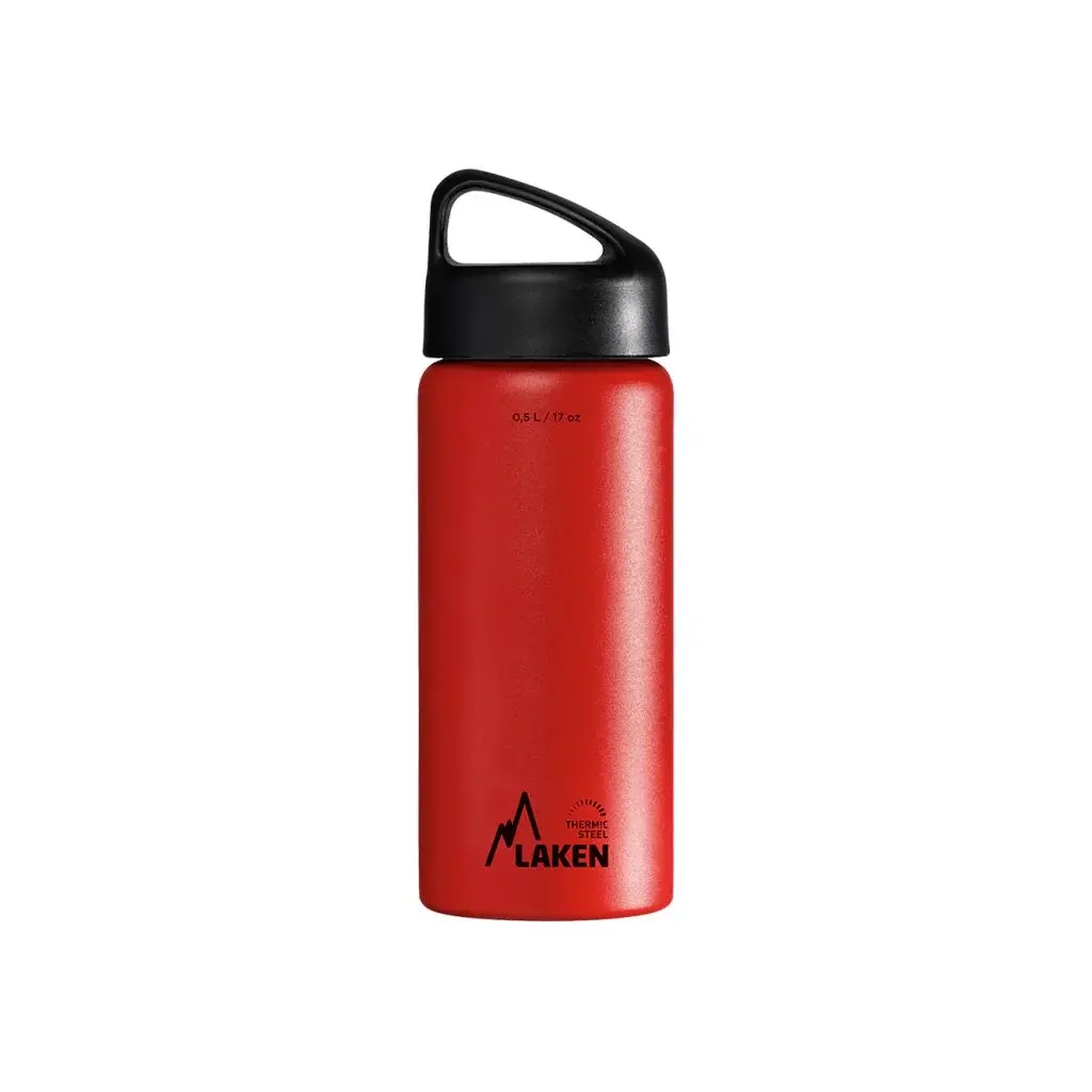 LAKEN Butelka termiczna LAKEN stal Classic 500 ml czerwony