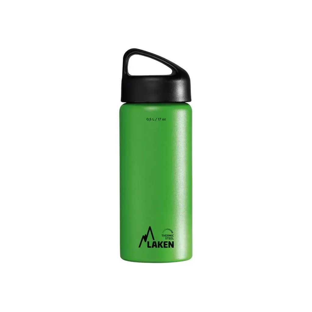 LAKEN Butelka termiczna LAKEN stal Classic 500 ml zielony