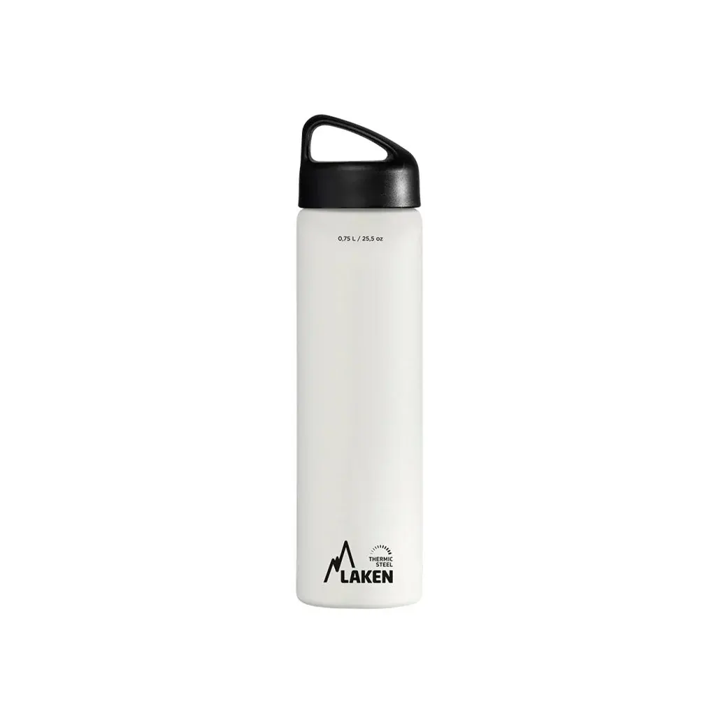 LAKEN Butelka termiczna LAKEN stal Classic 750 ml biały