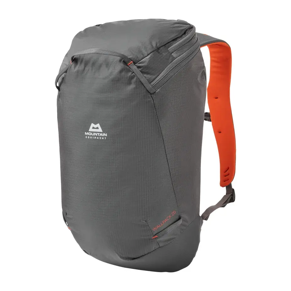 Mountain Equipment Plecak wspinaczkowy Mountain Equipment Wallpack 20L Anvil/CardinaL orange
