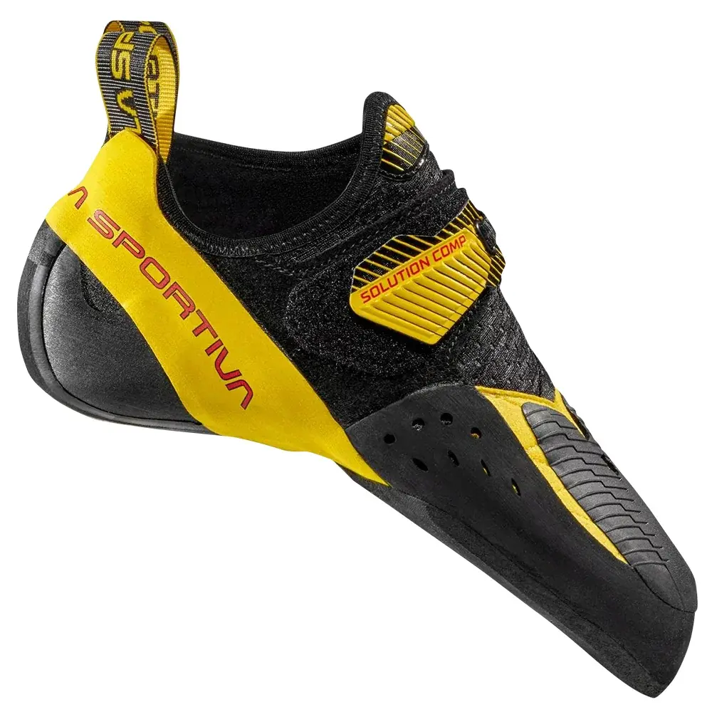 Buty wspinaczkowe La Sportiva Solution Comp black/yellow