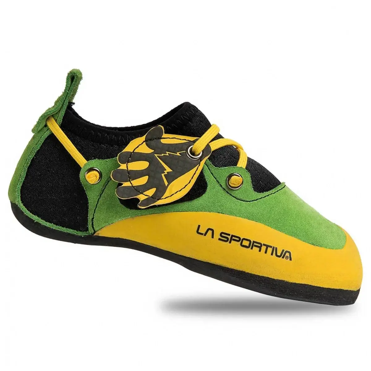 La Sportiva Buty wspinaczkowe dziecięce La Sportiva Stickit green/yellow