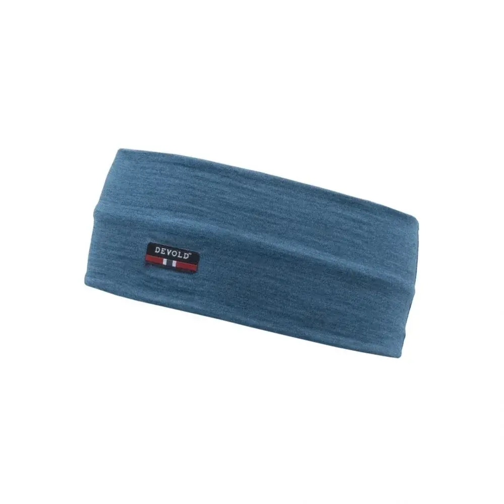 Devold Opaska merino Devold Breeze 150 headband blue melange