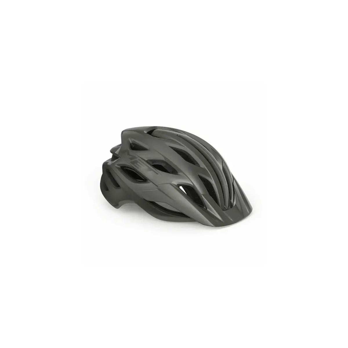 MET Kask rowerowy MTB MET Veleno titanium Metaliczny matowy