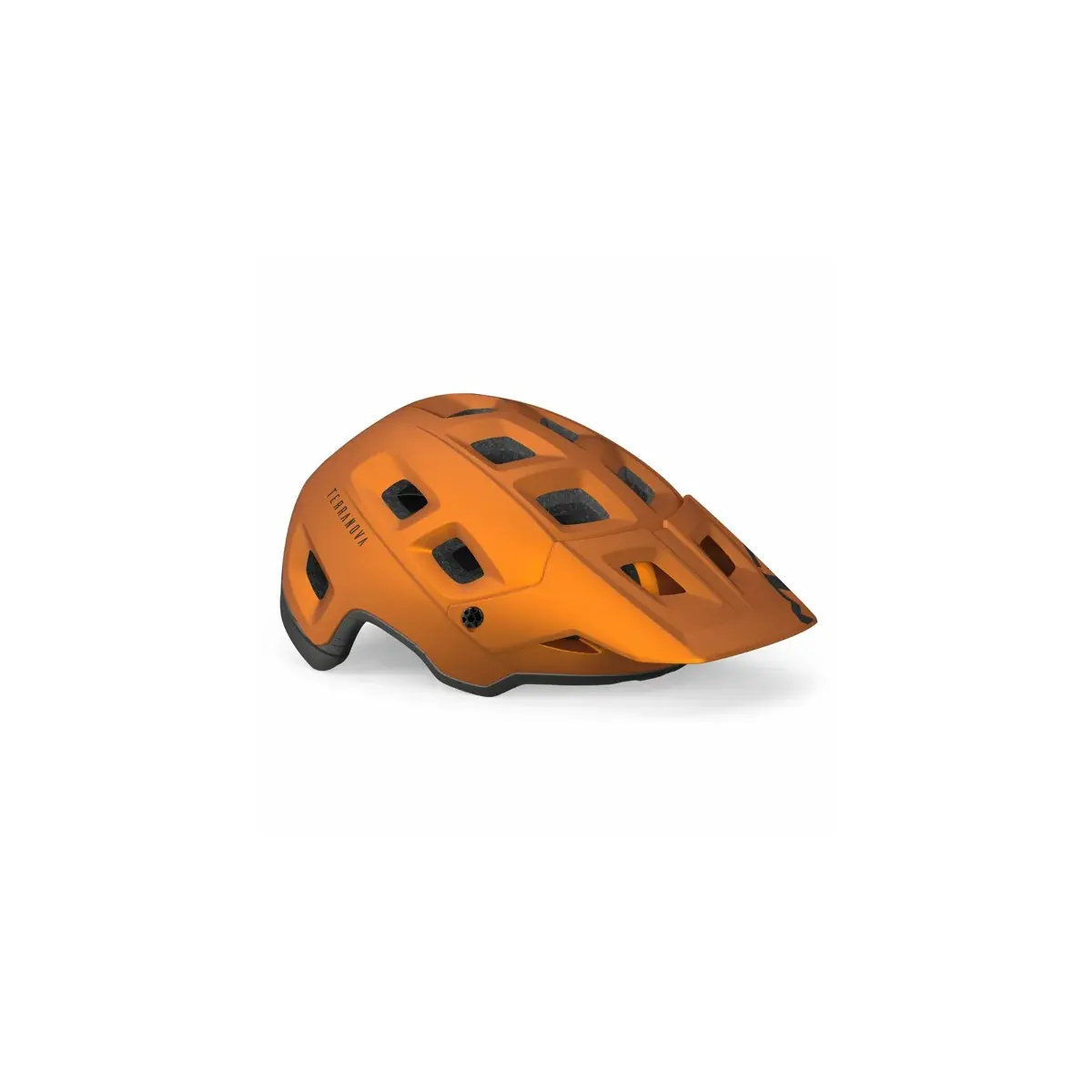 MET Kask MTB MET Terranova pomarańczowy titanium metaliczny