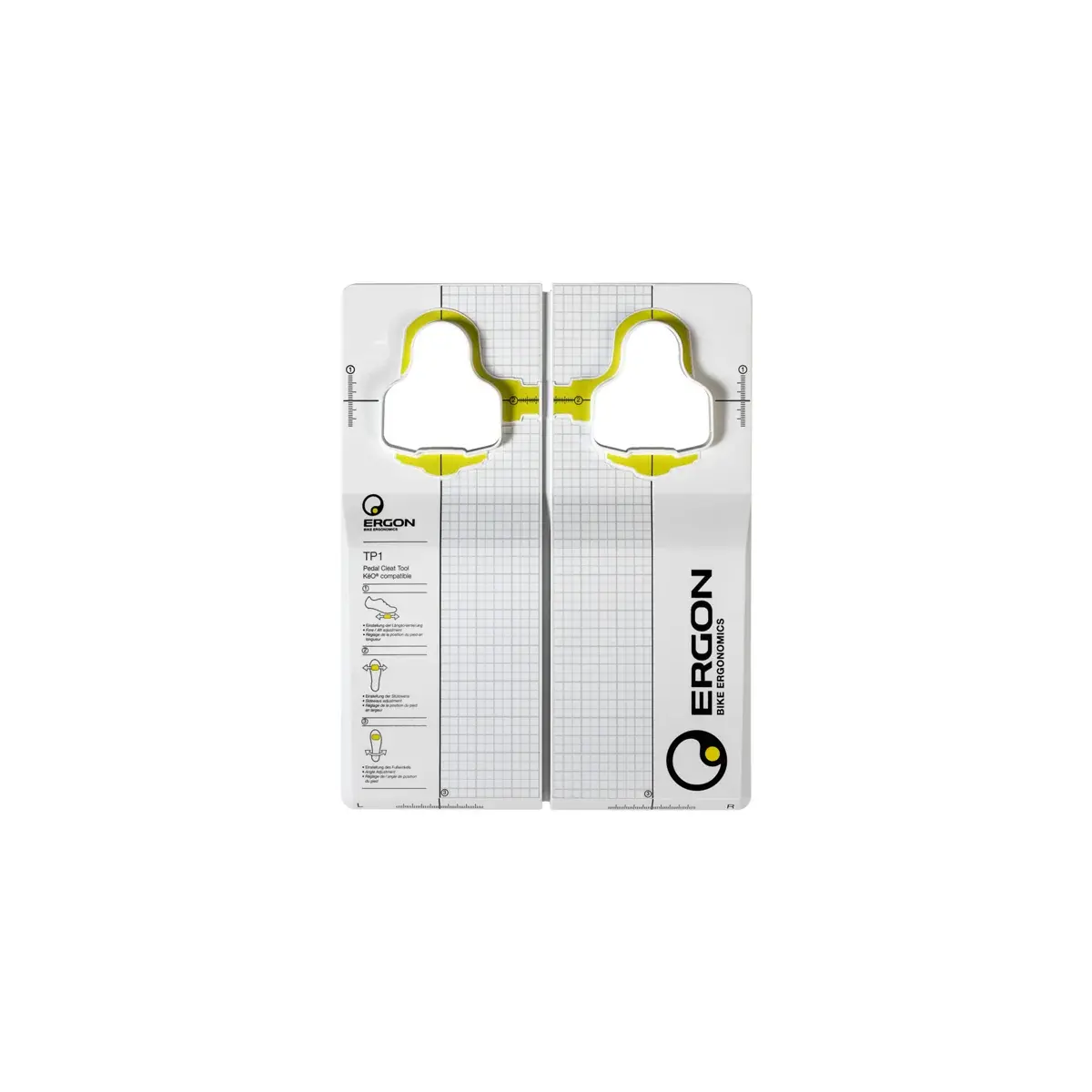 Ergon Przyrząd do ustawiania bloków Ergon TP1 Pedal Cleat Tool for Look Kéo®