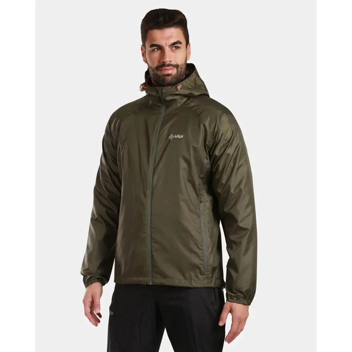 Kurtka wodoodporna outdoorowa Kilpi JALUU-U dark green