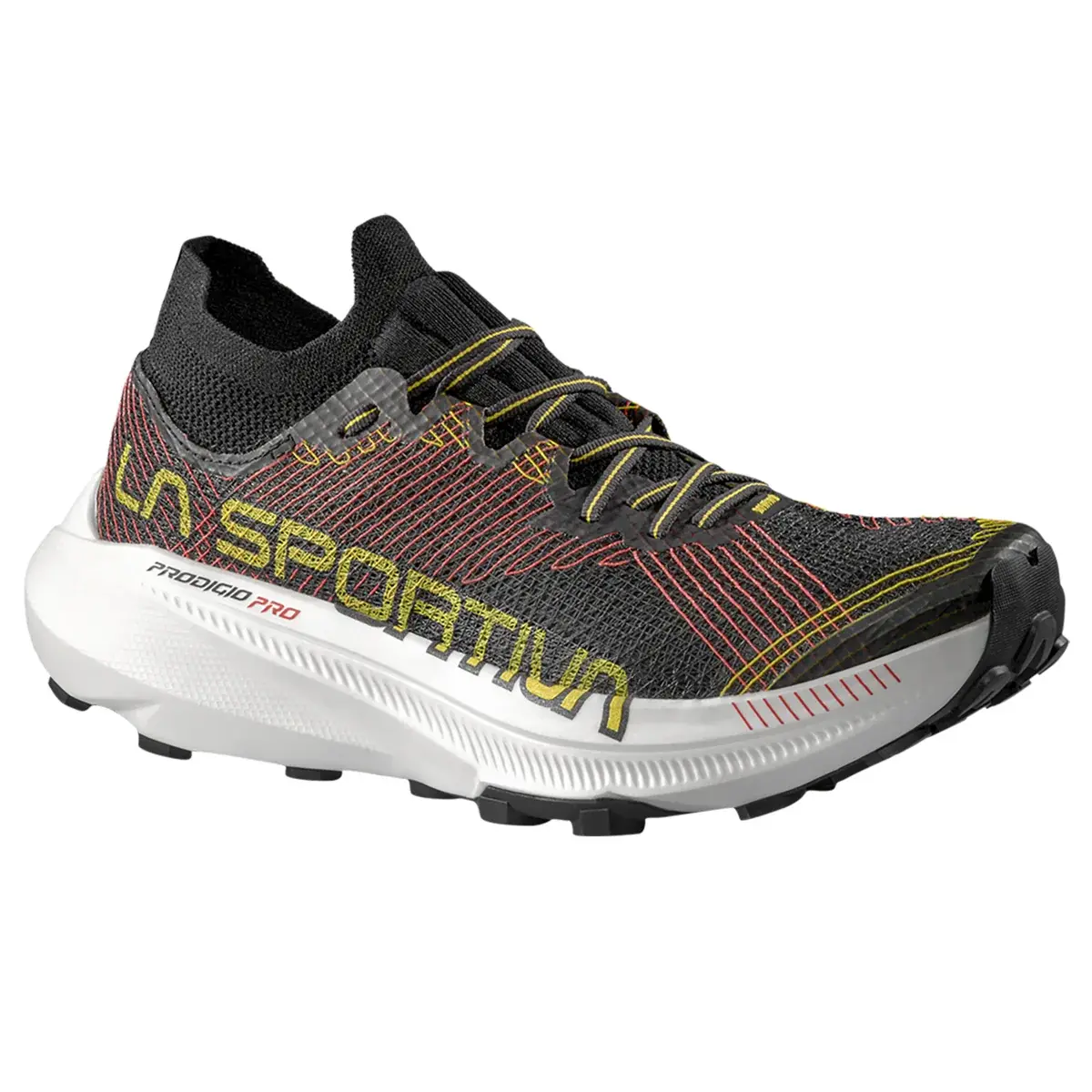 La Sportiva Buty do biegania męskie La Sportiva Prodigio Pro black/yellow
