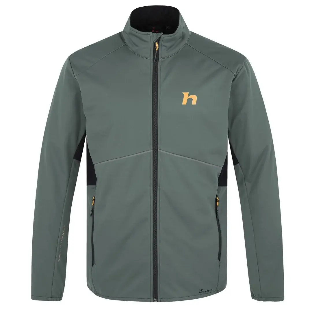 Kurtka do biegania męska Hannah Nordic balsam green/anthracite