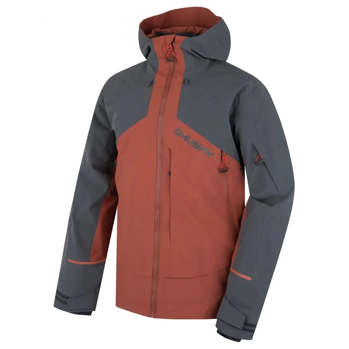 Kurtka narciarska męska Husky Geilo M brown/grey