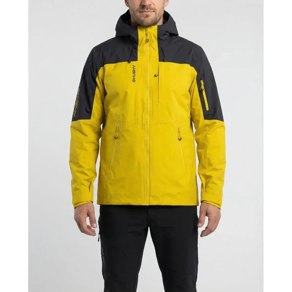 Kurtka męska Husky Nickin M black/mustard