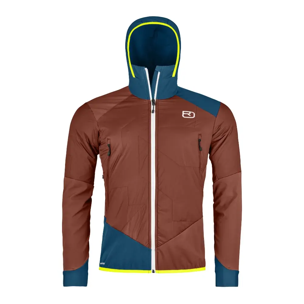Kurtka skiturowa męska Ortovox Col Becchei Hybrid Jacket Clay orange