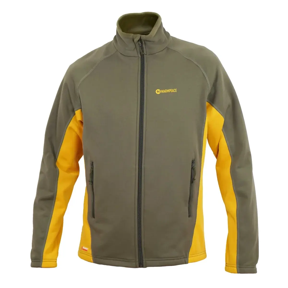Warmpeace Kurtka rozpinana męska Warmpeace Phelps olive night/gold