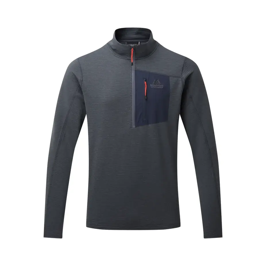 Bluza polarowa męska Mountain Equipment Lumiko Zip T Ombre blue/cosmos