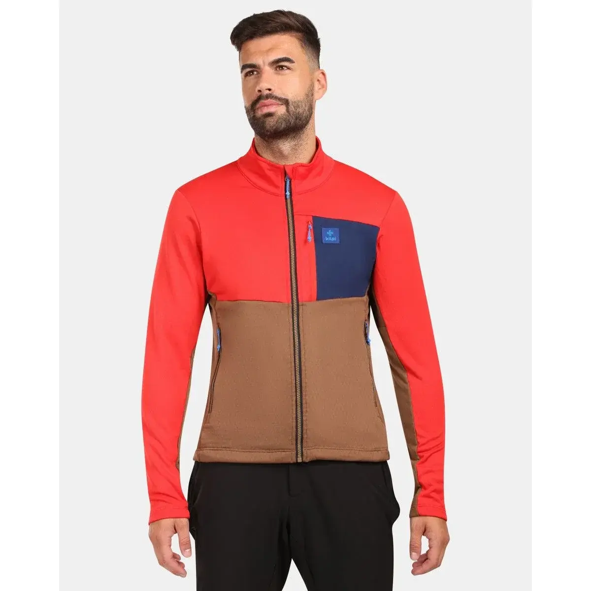 Bluza termoaktywna męska Kilpi ERIN brązowy