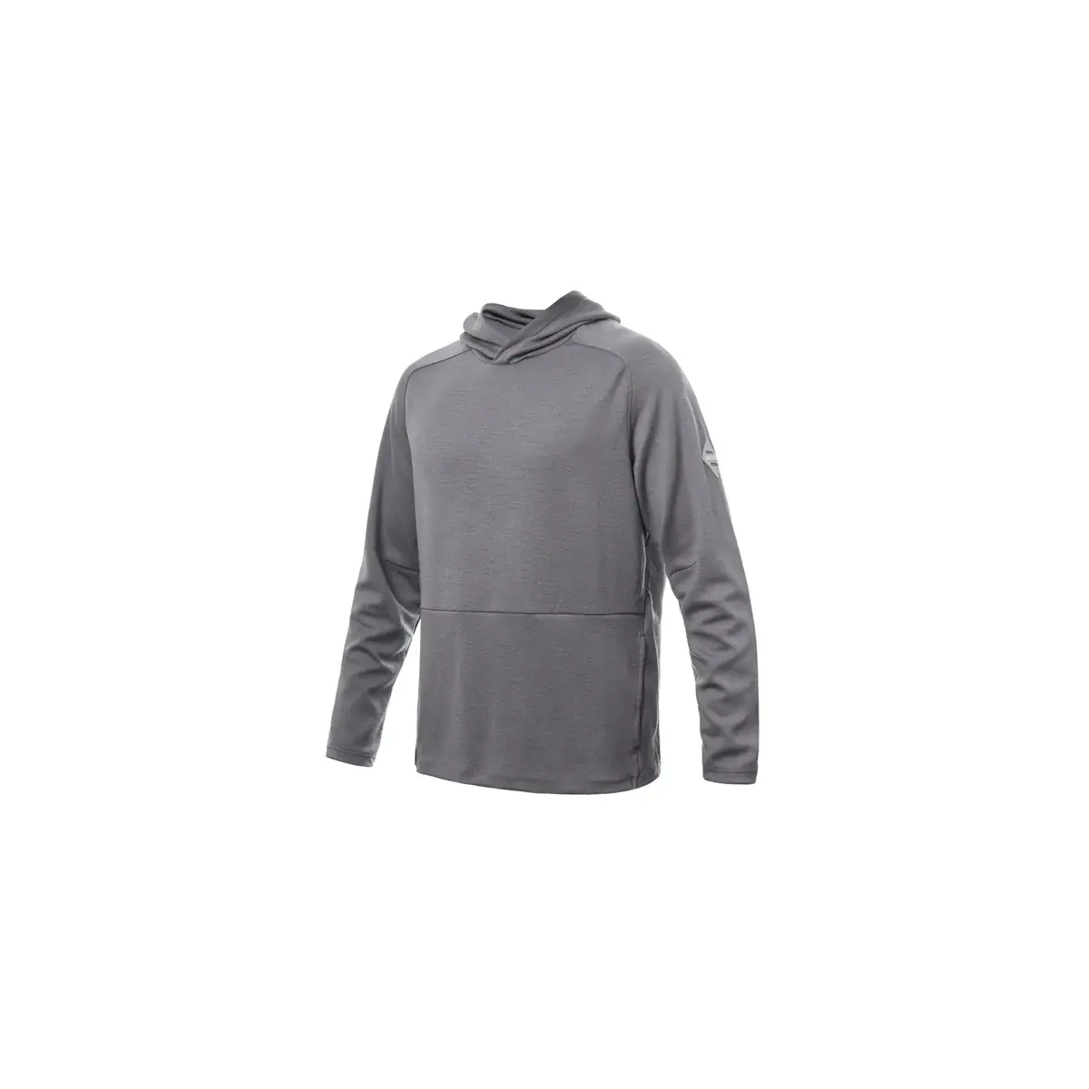 Sensor Bluza merino męska Sensor Upper Traveller z kapturem szary