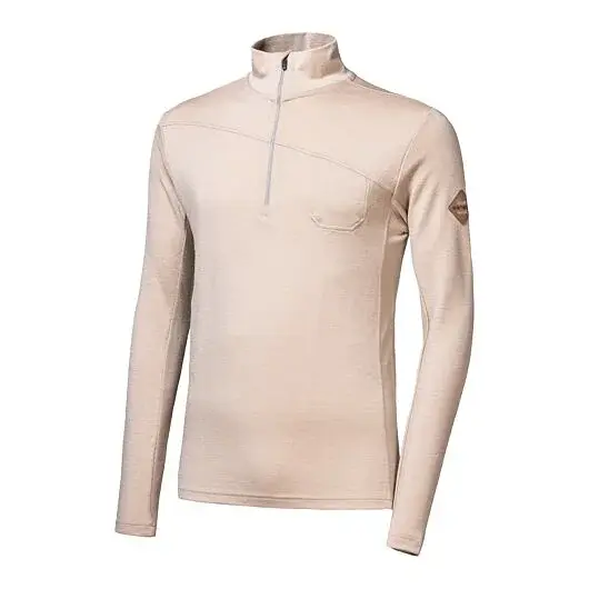 Sensor Bluza rozpinana z długim rękawem męska Sensor MERINO EXTREME UP almond beige