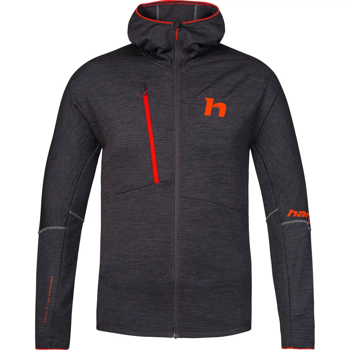 Bluza męska Hannah Niro Hoody anthracite mel