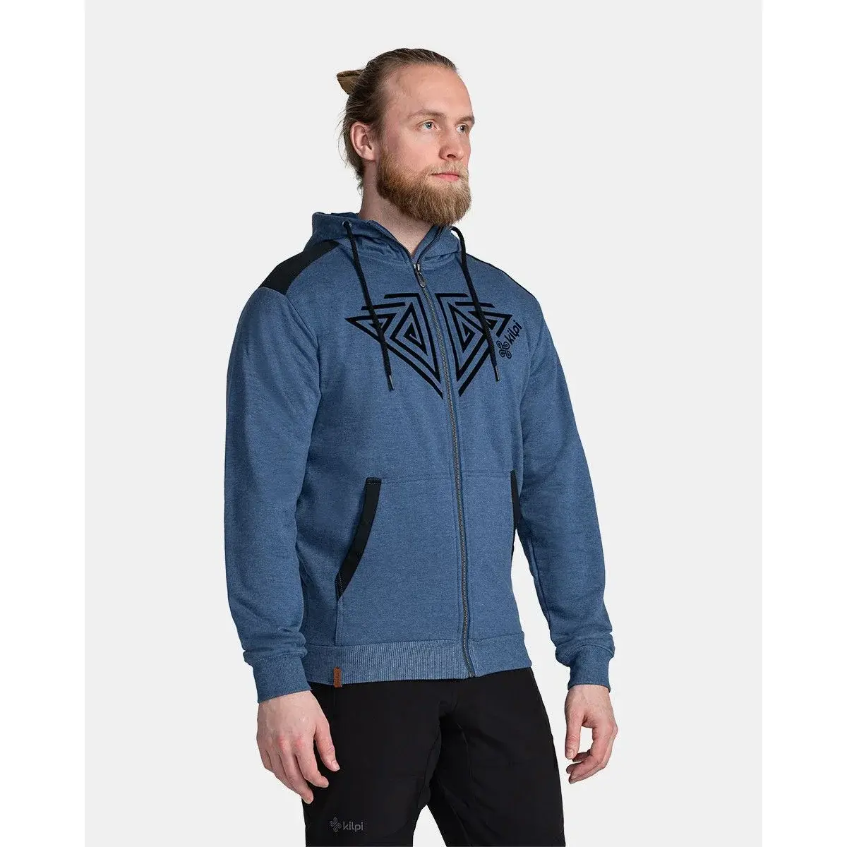 Bluza bawełniana męska Kilpi Adelan-M ciemnoniebieski