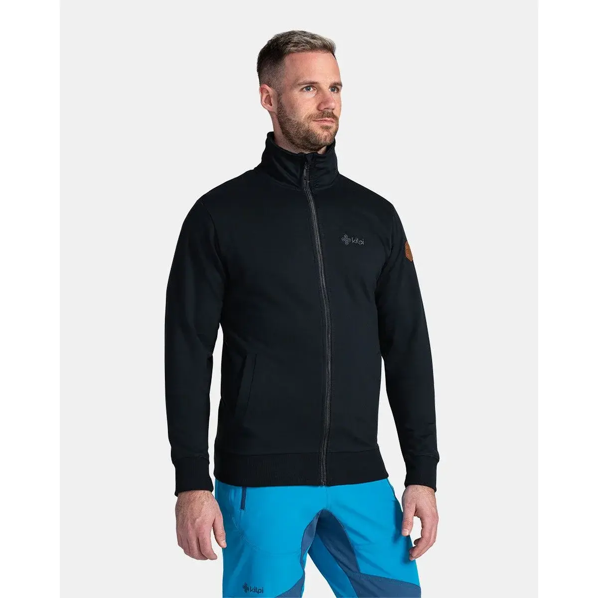 Bluza bawełniana męska Kilpi Bobby-M czarny