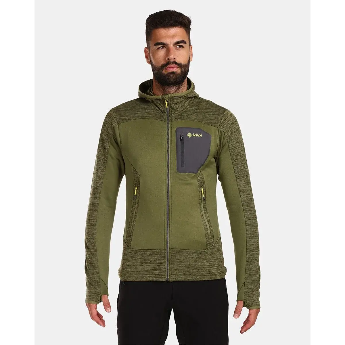 Bluza stretchowa męska Kilpi Freni-M zielony