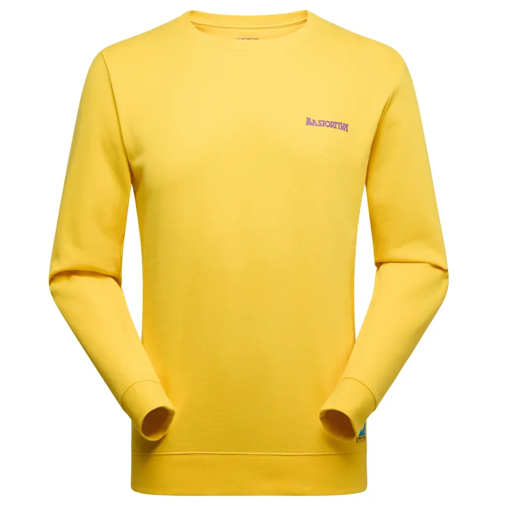 Bluza męska La Sportiva CLIMBING ON THE MOON giallo/viola