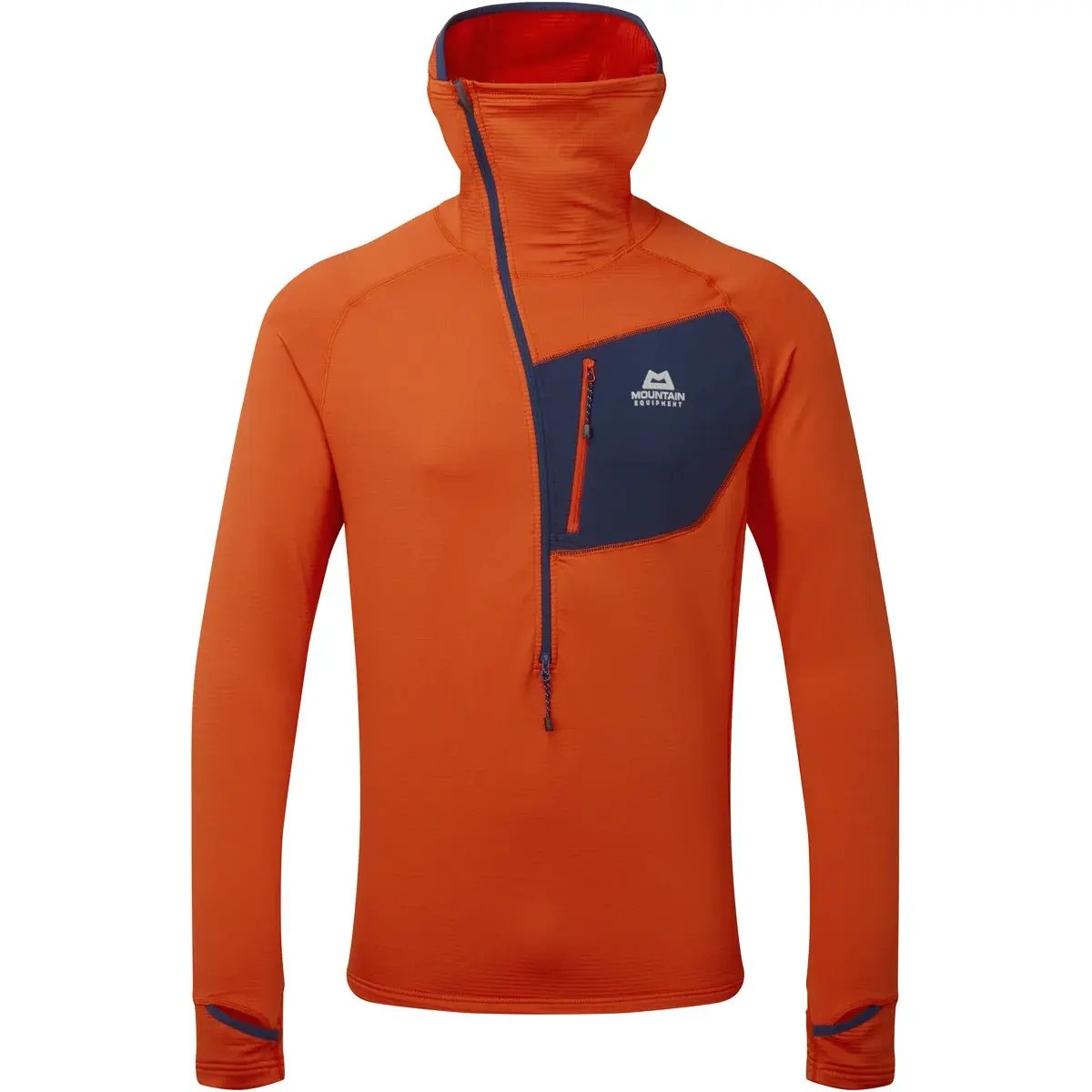 Mountain Equipment Bluza polarowa męska Mountain Equipment Fleece Eclipse Hooded Zip T Magma / Medieval