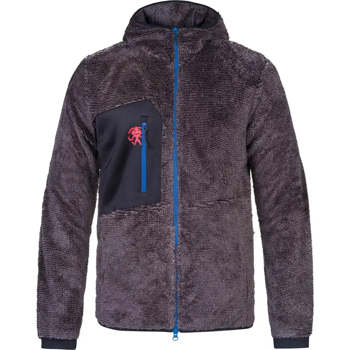 Bluza polarowa męska Rafiki Hulk black bean