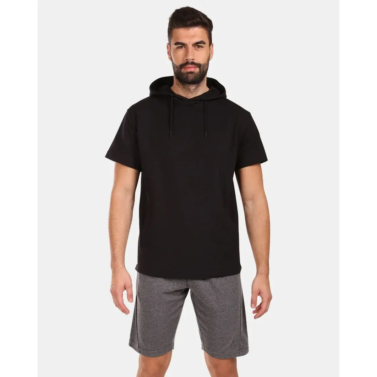 Bluza z kapturem męska Kilpi DIAN-M czarny