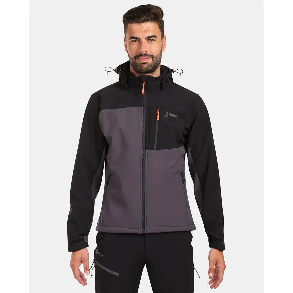 Kurtka softshellowa męska Kilpi ONTAVIO-M dark grey