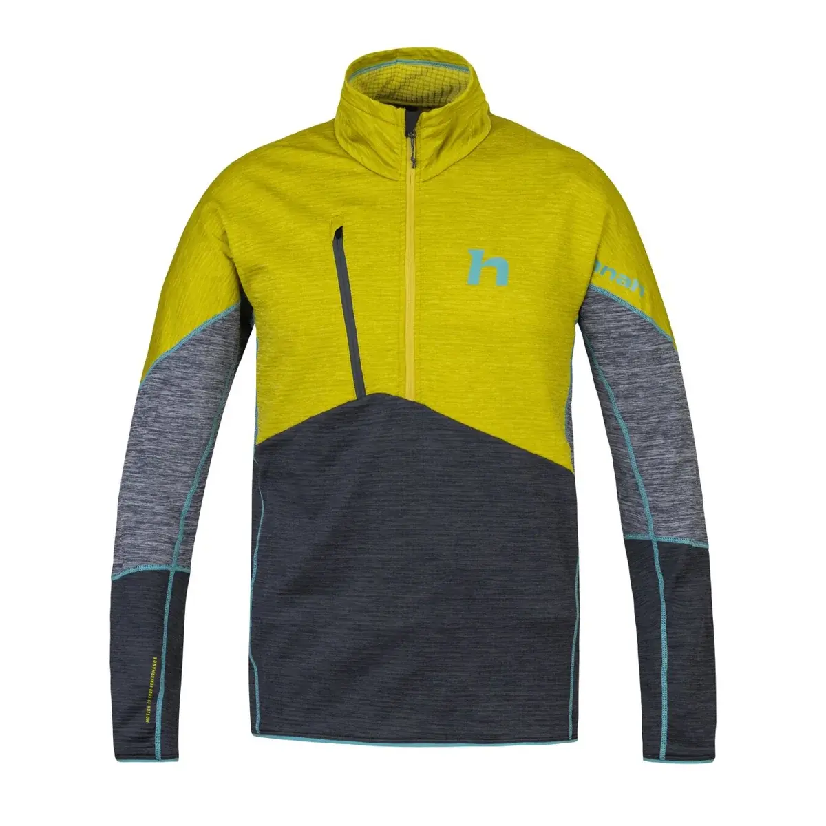 Bluza sportowa męska Hannah Niro HZ Citronelle/anthracite mel