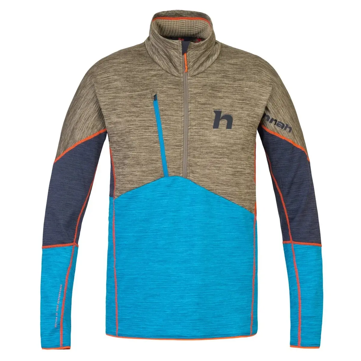 Bluza sportowa męska Hannah Niro HZ Mayfly/faience mel