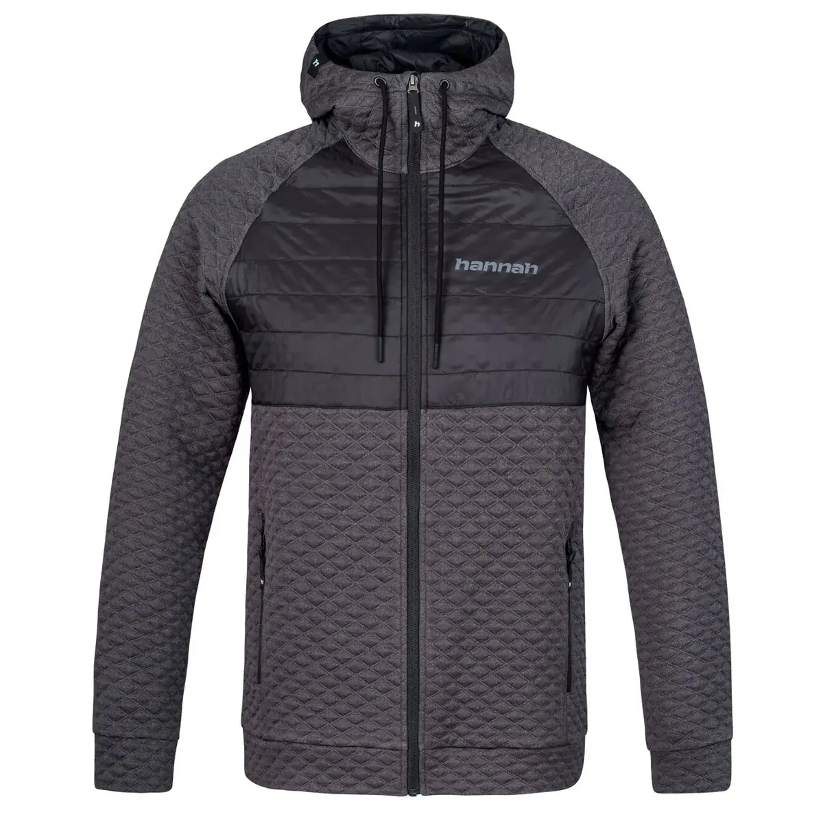Hannah Bluza turystyczna ocieplana męska Hannah Quil II Asphalt mel/anthracite