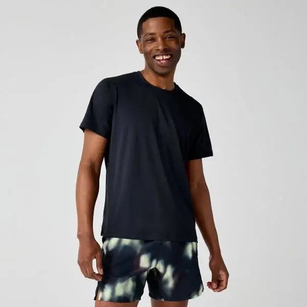 Brooks Koszulka do biegania męska Brooks Dash Short Sleeve czarny