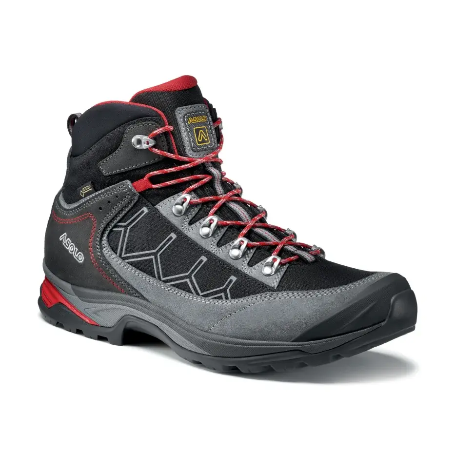 Asolo Buty za kostkę męskie Asolo Falcon GV MM grey/black/A640