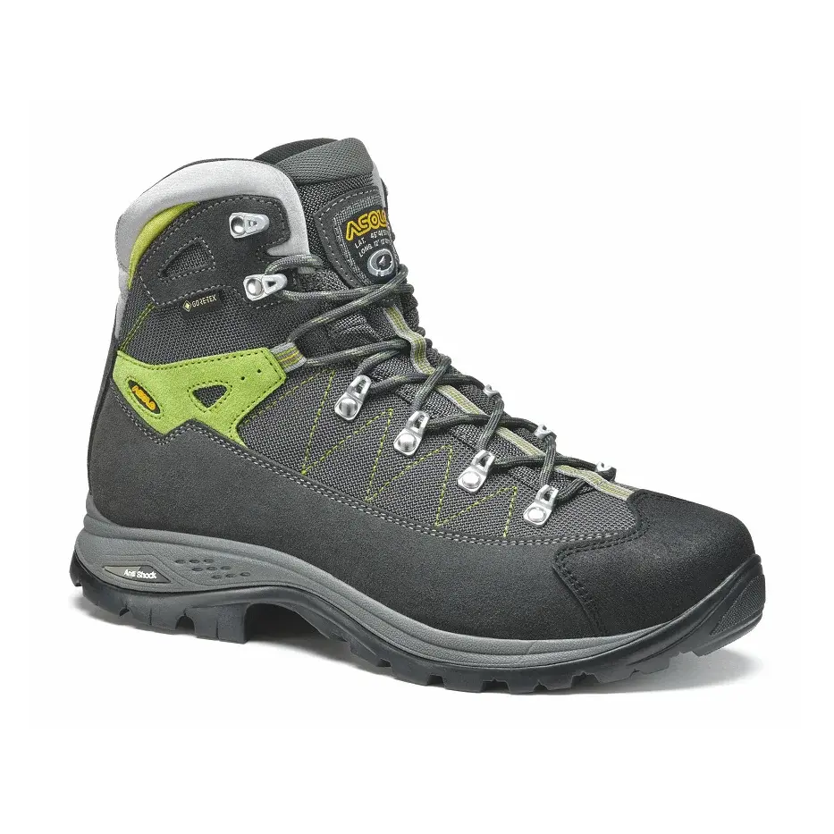 Asolo Buty za kostkę męskie Asolo Finder GV MM graphite/green lime