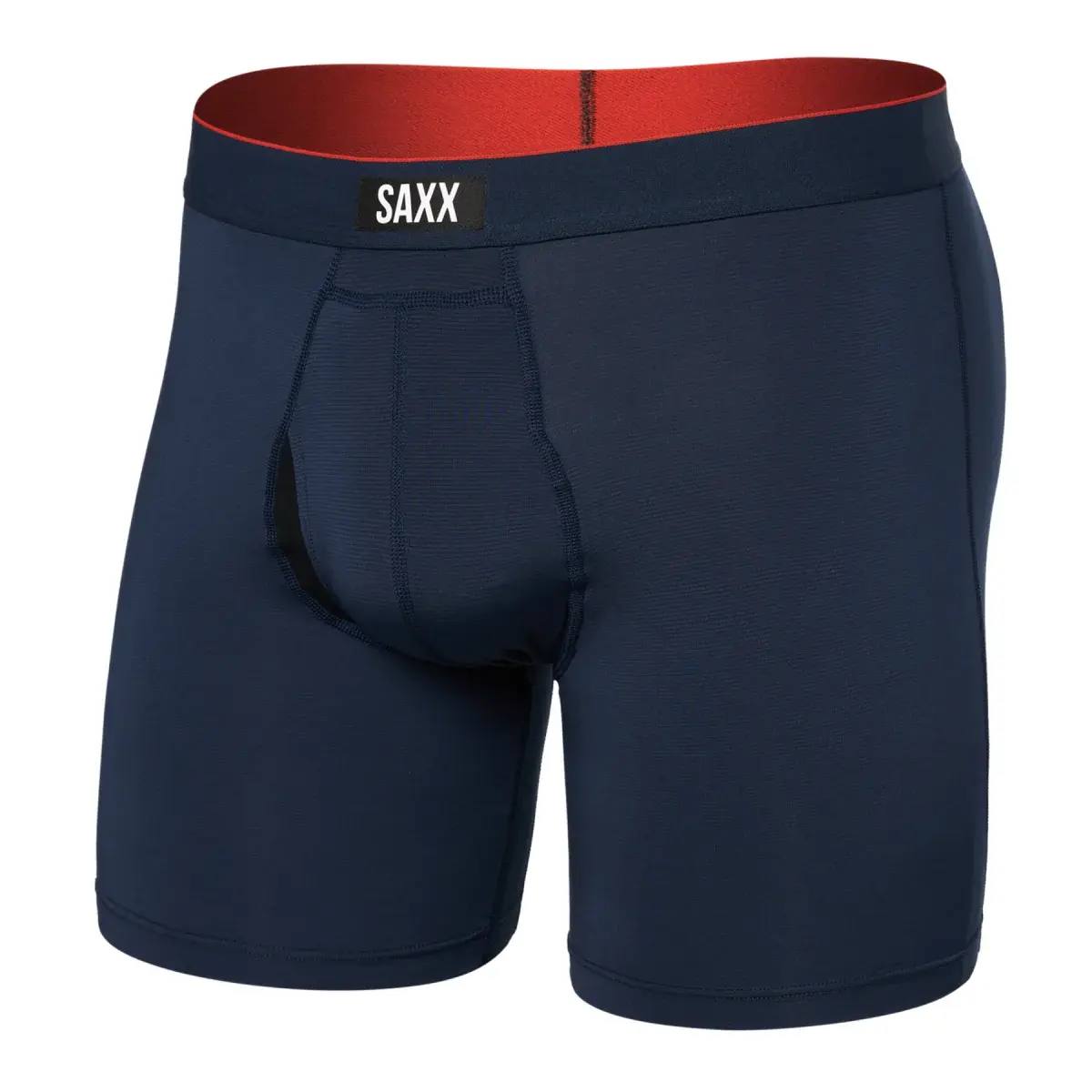 SAXX Bokserki męskie SAXX Multi-Sport Mesh Boxer Brief Fly Navy