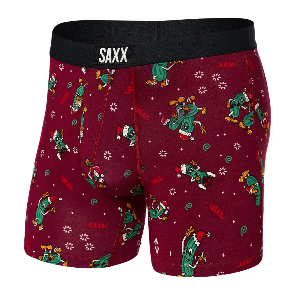 SAXX Bokserki męskie SAXX Viber Super Soft BB pickled-merlot