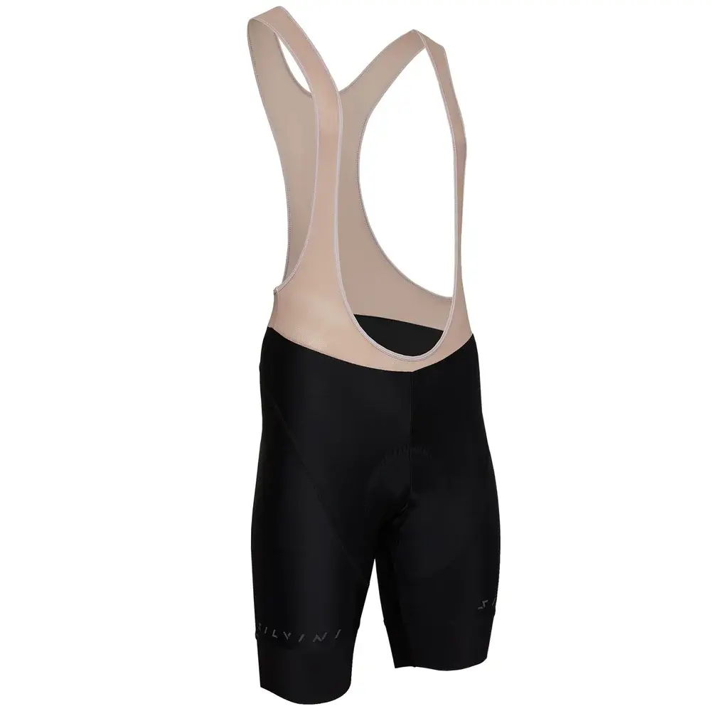 Silvini Spodnie rowerowe męskie Silvini MP2426 Suelo BIB black-cream