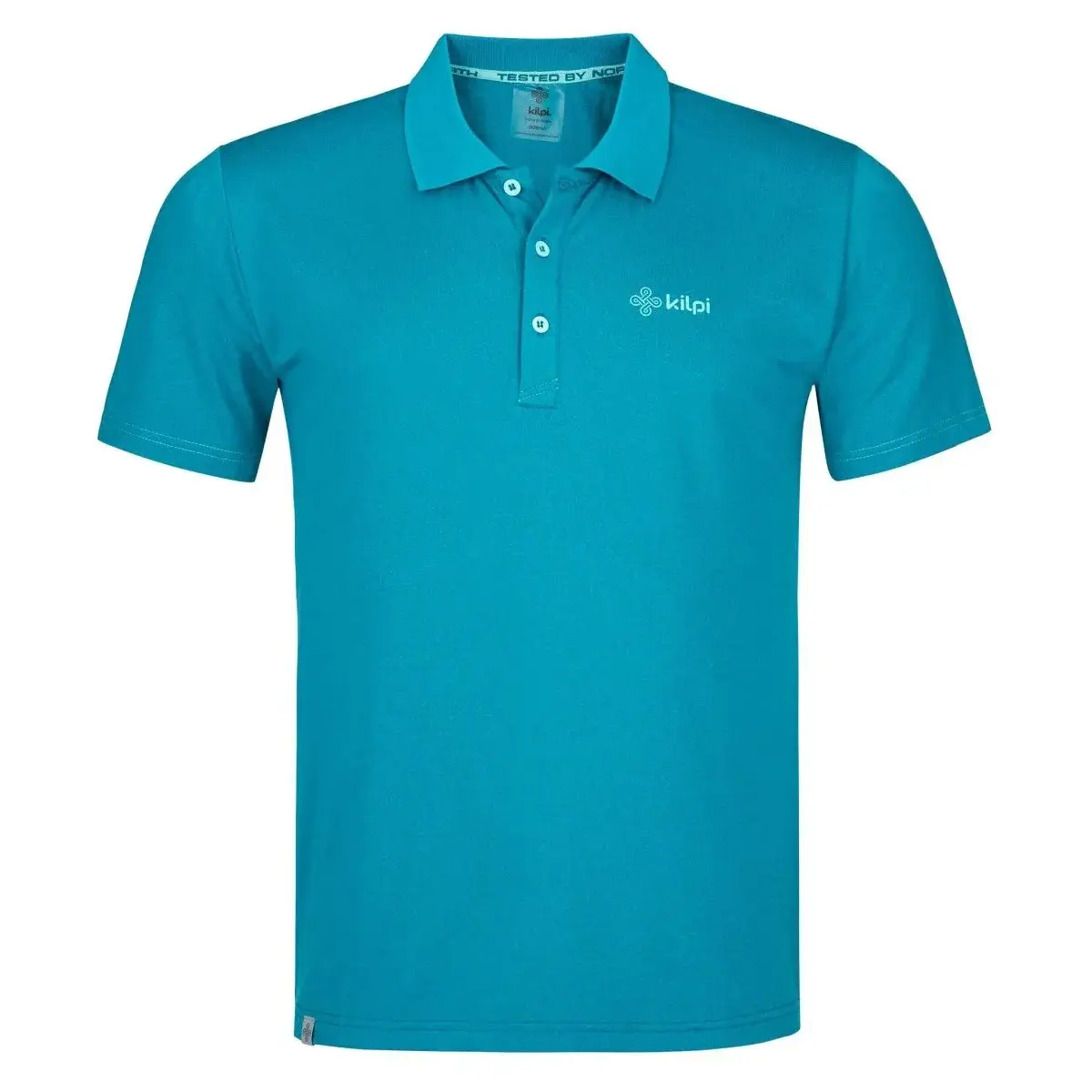 Koszulka polo termoaktywna męska Kilpi COLLAR-M turkusowy