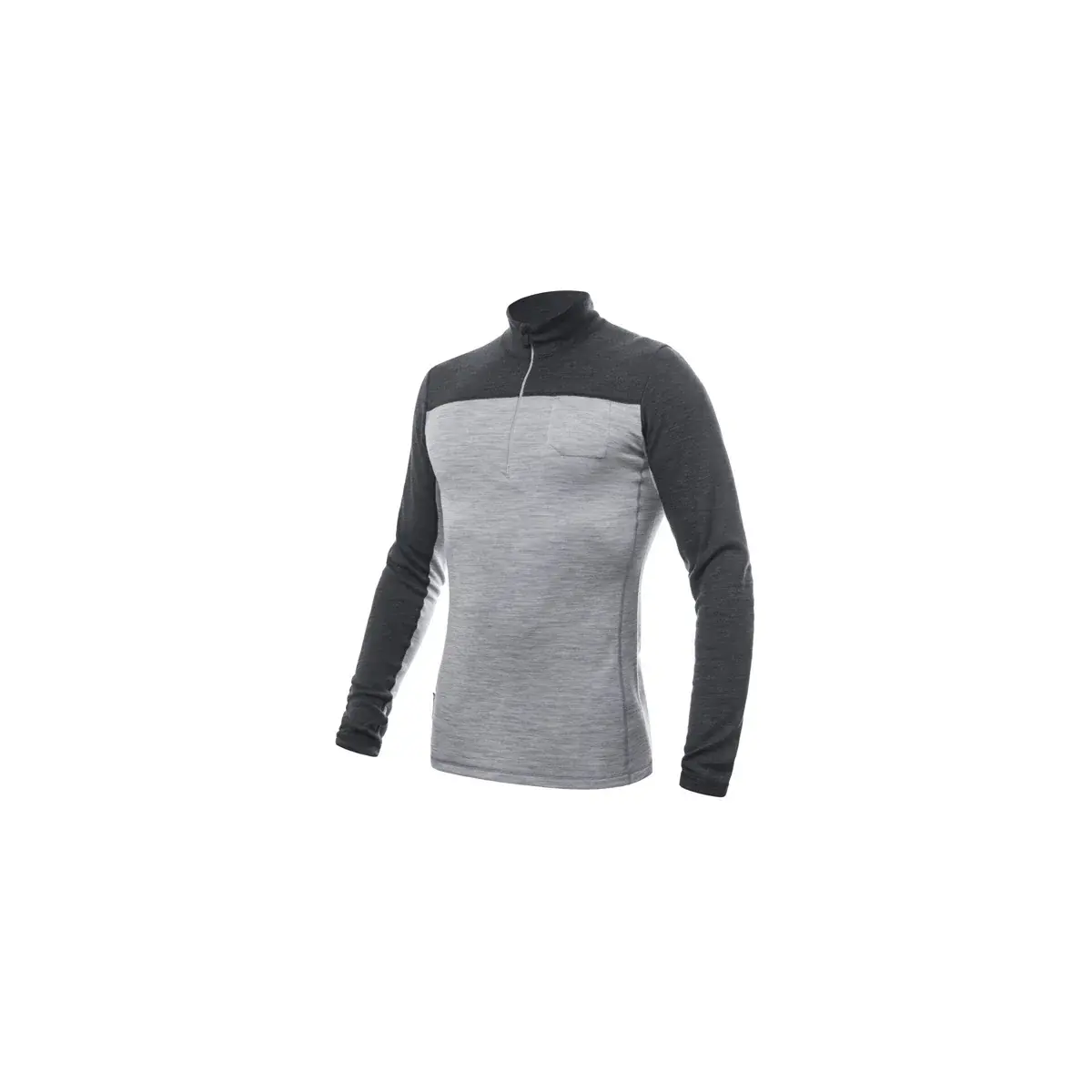 Koszulka termoaktywna z długim rękawem męska Sensor Merino Bold Cool gray/anthracite