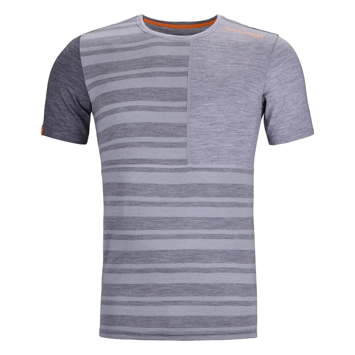 Ortovox Koszulka termoaktywna męska Ortovox 185 Rock'n'Wool Short Sleeve Grey blend