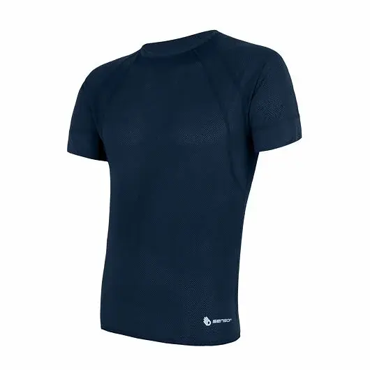 Sensor Koszulka termoaktywna z krótkim rękawem męska Sensor Coolmax Air deep blue