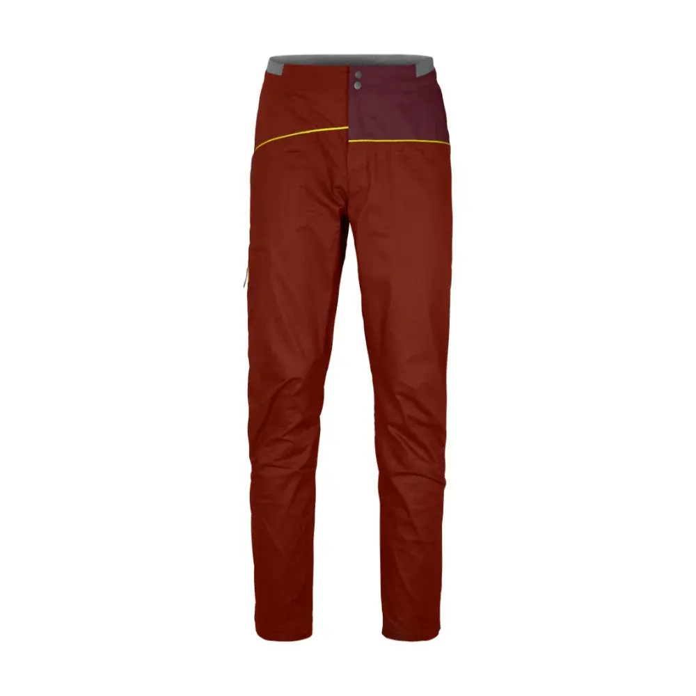 Spodnie wspinaczkowe męskie Ortovox Valbon Pants M clay orange
