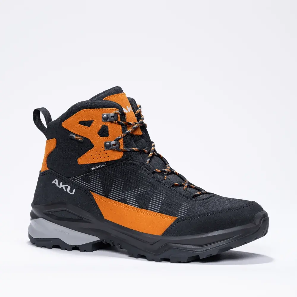 AKU Buty za kostkę męskie AKU Man ADAPTA LIGHT GTX BLACK/ORANGE